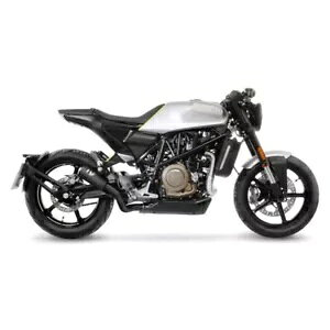 LEOVINCE GL][Xg}t[ LV-10 tubN nXNo[i Bbgs 701 18-20 INOX LEOVINCE EXHAUST MUFFLER LV-10 FULL BLACK HUSQVARNA VITPILEN 701 18-20 INOX