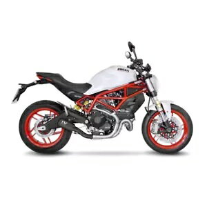LEOVINCE GL][Xg}t[ LV-10 tubN hDJeB X^[ 797 17-20 INOX LEOVINCE EXHAUST MUFFLER LV-10 FULL BLACK DUCATI MONSTER 797 17-20 INOX