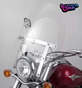 Puig �t�����g�K���X �J�X�^�� �A�����J III �X�Y�L LS650 �T�x�[�W 86-00 ����- PUIG WINDSHIELD CUSTOM AMERICA III FOR SUZUKI LS650 SAVAGE 86-00 TRANSPARENT- �y���s�A���i�z