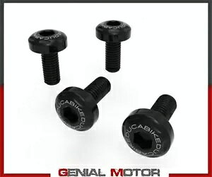 ubN }t[ Jo[ lW Lbg DUCABIKE Ducati DesertX 2022 Black Muffler Cover Screws Kit DUCABIKE Ducati DesertX 2022