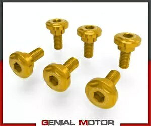 �t�����g�t�F���_�[�p�l�W�Z�b�g �S�[���h DUCABIKE Ducati DesertX 2022- Screw set for the front fender gold DUCABIKE Ducati DesertX 2022- �y���s�A���i�z