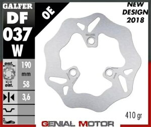 Galfer tg u[L fBXN EF[uŒ 190x3,6mm }n GAbNX 50 1997 Galfer Front Brake Disc WAVE FIXED 190x3,6mm YAMAHA AEROX 50 1997