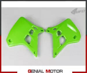 WG[^[ Jo[ Ufo vXg Kawasaki Kx 125 1990 - 1991 O[ KX Radiator Covers Ufo Plast For Kawasaki Kx 125 1990 - 1991 Green KX