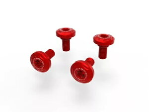 �t�����g�t�F���_�[�p�l�W�Z�b�g ���b�h Ducabike Ducati Monster 821 2018 2020 6A7- Screw set for front fender red Ducabike for Ducati Monster 821 2018 2020 6A7- �y���s�A���i�z