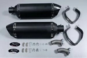 AVDB ubN 51mm _u|bg/GL][Xg|bg/XbvI- AVDB Black 51mm Double Pots / Exhaust Pots / Slip-On-