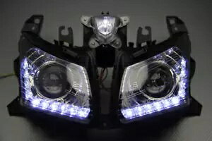 }n TMAX 530 T-MAX SJ09 2012-2014 LED wbhCg IveBJ ubN/wbhCg- Yamaha TMAX 530 T-MAX SJ09 2012-2014 LED Headlight Optical Block / Headlight-