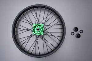 uKAWASAKI KX 250 2006-2008 1.6"x21"" O[ Gf[ t tg T[Nv- "KAWASAKI KX 250 2006-2008 1.6""x21"" Green Enduro Full Front Circle"-