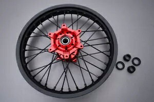 �u����/�R���v���[�g ���A �G���f���[�� ���b�h �z���_ CR 125 R CR125R 2002-2007 2.15x18- Rim / complete rear enduro red Honda CR 125 R CR125R 2002-2007 2.15x18- �y���s�A���i�z