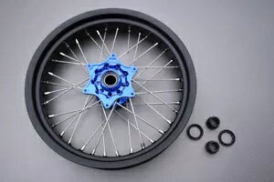 �u���[ �X�[�p�[���g �X�|�[�N ���� / �t�����g �z�C�[�� KTM EXC 350 F 2016-2023 3,5 ''x17'' Blue Supermoto Spoked Rim / Front Wheel KTM EXC 350 F 2016-2023 3,5''x17'' �y���s�A���i�z