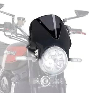 Puig Vision �u���b�N �t�F�A�����O D/�X���[�N �X�N���[�� �f�t���N�^�[ Cagiva Planet 125 1998 - 2003 Puig Vision Black Fairing D/Smoke Screen Deflector Cagiva Planet 125 1998 - 2003 �y���s�A���i�z