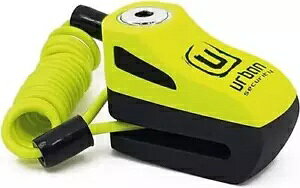 A[o[^[TCN oCNpfBXNbN+}C_[P[u ZLeBx6 UR955Y Urban Motorcycle UR955Y Motorcycle Disc Lock + Reminder Cable Security Level 6