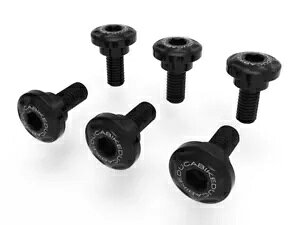 �t�����g�t�F���_�[�p�l�W�Z�b�g�u���b�N Ducabike Ducati Desertx 2022 2023 9D7- Screw set for front fender black Ducabike for Ducati Desertx 2022 2023 9D7- �y���s�A���i�z