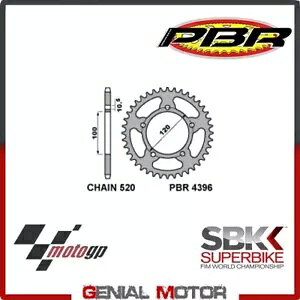 4396 42 LD リア スプロケット PBR 520 - 42 歯 APRILIA TUONO / レーシング 2002 - 2005 4396 42 LD Rear Sprocket PBR 520 - 42 Teeth APRILIA TUONO / Racing 2002 - 2005