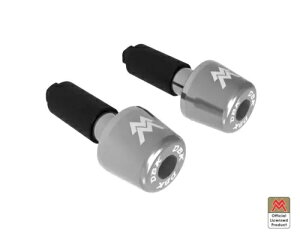 nho[ Lbv Lbg Vo[ Dbk t@[ Moto [j ZCGbcH Str 2022 - 2024- Handlebar caps kit silver Dbk fur Moto Morini Seiemmezzo Str 2022 - 2024-