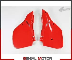 �T�C�h�p�l�� Ufo �v���X�g�z���_ Cr 125 1987 - 1988 ���b�h Ufo Side Panels Ufo Plast For Honda Cr 125 1987 - 1988 Red Ufo �y���s�A���i�z