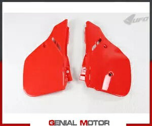 �T�C�h�p�l�� Ufo �v���X�g�z���_ Cr 500 1989 - 1990 ���b�h Ufo Side Panels Ufo Plast For Honda Cr 500 1989 - 1990 Red Ufo �y���s�A���i�z