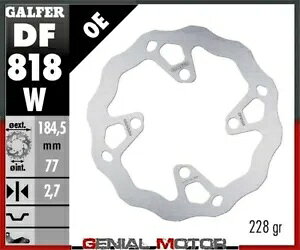 Galfer �t�����g �u���[�L �f�B�X�N WAVE FIXED 185x2,7mm BETA REV 3 250 2005-2005 Galfer Front Brake Disc WAVE FIXED 185x2,7mm BETA REV 3 250 2005-2005 �y���s�A���i�z
