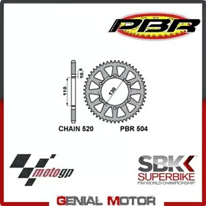 504 43 LD A XvPbg PBR TCY 520 - 43  SUZUKI GSX-R 2011 - 2019 504 43 LD Rear Sprocket PBR Size 520 - 43 Teeth for SUZUKI GSX-R 2011 - 2019