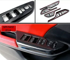 2016-20 z_VrbNJ[{t@Co[hhAEBhEbNXCb`tgJo[ For 2016-20 Honda Civic Carbon Fiber Painted Door Window Lock Switch Lift Cover
