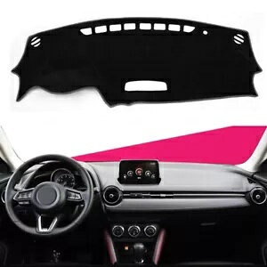 Ԃ̃_bV}bg_bV{[hTJo[_bV}bgJ[ybgpbh 2016-18 }c_ CX-3 Black Car Dashmat Dashboard Sun Cover Dash Mat Carpet Pad For 2016-18 Mazda CX-3
