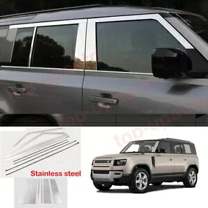 LR fBtF_[ 110 2020-2023 XeXEBhEXgbvJo[ & s[gp For LR Defender 110 2020-2023 Stainless Window Strip Cover & Pillar trim