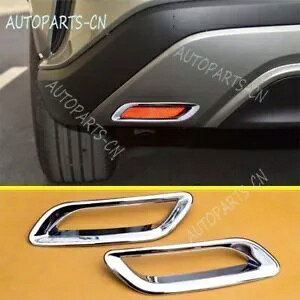 ABS N[Aop[tHOCgvJo[g 2023-2024 NTX RX 350 350h ABS Chrome Rear Bumper Fog Light Lamp Cover Trim For 2023-2024 Lexus RX 350 350h