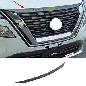 YGNXgC[O 2021-22 ABS J[{t[h{lbgK[hJo[`g For Nissan x-trail Rogue 2021-22 ABS Carbon Hood Bonnet Guard Cover Molding Trim