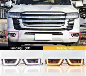 g^hN[U[ LC300 22-24 LED tgop[jOCgECJ[ For Toyota Land Cruiser LC300 22-24 LED Front Bumper Running Lights Turn Signals