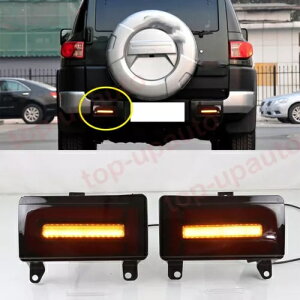 g^ FJ N[U[ 2007-2022 LED Aop[CgAtHOvu[LCg For Toyota FJ Cruiser 2007-2022 LED Rear Bumper Light Rear Fog Lamp Brake light