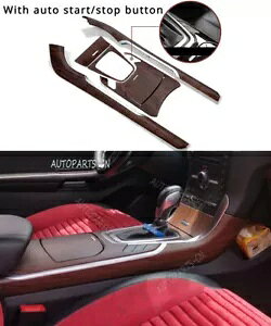 ABS 木目調セントラルコンソールギアシフトパネルトリム 6pc フォードエッジ 2015-2018 ABS Wood Grain Central Console Gear Shift Panel Trim 6pc For Ford Edge 2015-2018