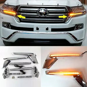 g^hN[U[ LC200 2016-2020 LED tgfC^CjOCgv DRL For Toyota Land Cruiser LC200 2016-2020 LED Front Daytime Running Light Lamp DRL