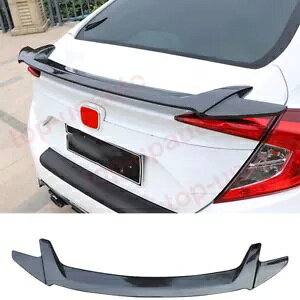 z_VrbNZ_ 2016-2021 ABS J[{AhAe[gNX|C[ECObv For Honda Civic Sedan 2016-2021 ABS Carbon Rear Door Tail Trunk Spoiler Wing Lip