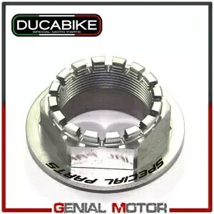 �z�C�[���i�b�g ���A Ergal CNC �V���o�[ Ducabike Ducati �n�C�p�[���^�[�h 821 2013-2015 Wheel Nut Rear in Ergal CNC Silver Ducabike Ducati Hypermotard 821 2013-2015