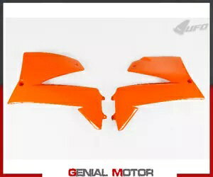 ���W�G�[�^�[ �J�o�[ Ufo �v���X�g Ktm LC4 640 2002 - 2004 �I�����W KTM 98-21 Radiator Covers Ufo Plast For Ktm Lc4 640 2002 - 2004 Orange KTM 98-21 �y���s�A���i�z