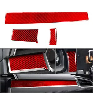 �z���_ �V�r�b�N 10 �p�J�[�{���t�@�C�o�[ �Z���^�[ �R���\�[�� �J�o�[�B2016-2021 ����- Carbon Fiber Center Console Cover For Honda Civic 10. 2016-2021 Generation- �y���s�A���i�z