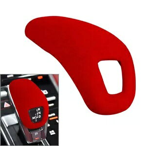 XG[h Z^[ R\[ Vtg o[ {^ Jo[ g̓|VF pi[ɓK܂ Suede center console shift lever button cover trim fits Porsche Panamera-