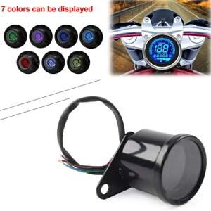 gfW^Xs[h[^[ LED LCD Ih[^[Xs[h[^[R[^[ 12V- Retro Digital Speedometer LED LCD Odometer Speedometer Fuel Meter 12V-