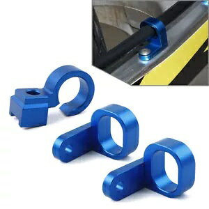 �t�����g����у��A �u���[�L �z�[�X �P�[�u�� �N�����v �X�Y�L DRZ400SM RMX450Z �u���[- Front and rear brake hose cable clamp for Suzuki DRZ400SM RMX450Z blue- �y���s�A���i�z