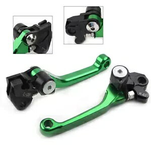�u���[�L���o�[�N���b�`���o�[�I�[�g�o�C�n���h���o�[�O���b�v�O���[���X�Y�L RMZ450 2005-2022- Brake Lever Clutch Lever Motorcycle Handlebar Grip Green For Suzuki RMZ450 2005-2022-
