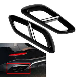 ZfXxc ENX W214 24 +-pAX[gGL][XgpCvJo[g Rear throat exhaust pipe cover trim for Mercedes Benz E-Class W214 24 +-