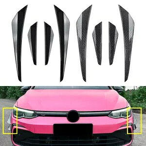 tgop[TChX|C[Xvb^[GAu[h VW St 8 GTD GTE GTI R- Front bumper side spoiler splitter air blade for VW Golf 8 GTD GTE GTI R-