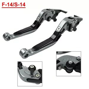 O[ CNC ܂肽݃Nb`o[/u[Lo[XYL DL1000/V Jg GSX1400- Grey CNC Folding Clutch Lever / Brake Lever for Suzuki DL1000/V CURRENT GSX1400-