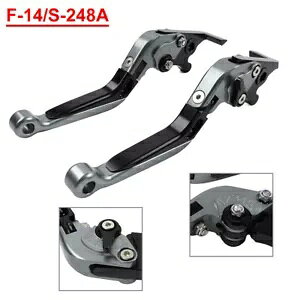 `^ CNC ܂肽݃Nb`o[u[Lo[XYL GSXR600 GSR750/GSX-S750- Titanium CNC Folding Clutch Lever Brake Lever for Suzuki GSXR600 GSR750/GSX-S750-