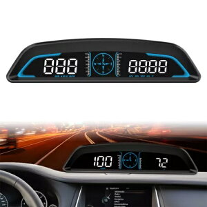 Ԃ GPS HUD Xs[h[^[ wbhAbvfBXvC RpX x߃A[ Sԗ - Car GPS HUD Speedometer Head Up Display Compass Overspeed Alarm All Vehicles-