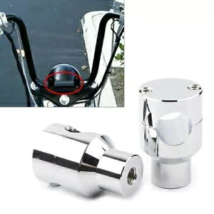 z_ n[[pGW nho[ }Eg A_v^[ CU[ Nv N[- Engine handlebar mount adapter riser clamp for Honda Harley chrome-