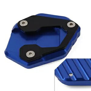 �u���[ �T�C�h�X�^���h�g��p�b�h Yamaha MT-09 Tracer9 GT 2021-2023-�p Blue Side Stand Enlargement Pad for Yamaha MT-09 Tracer9 GT 2021-2023- �y���s�A���i�z