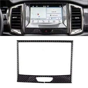 J[{t@Co[ GPS irQ[V VXe Jo[ tH[h W[ X|[c 15-22-p Carbon Fiber GPS Navigation System Cover For Ford Ranger Sport 15-22-