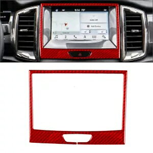 J[{t@Co[ GPS irQ[V VXe Jo[ tH[h W[ X|[c 2015-22- Carbon Fiber GPS Navigation System Cover For Ford Ranger Sport 2015-22-