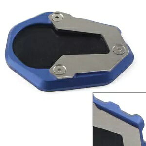BMW F900R 2020-23�p�T�C�h�X�^���h�p�T�C�h�X�^���h�g��t�b�g�v���[�g �u���[- Side stand magnification foot plate for side stands for BMW F900R 2020-23 blue- �y���s�A���i�z