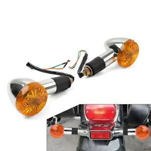 2x Ao[ECJ[ 10mm XYLuo[h C109R C50 C90 S 40 50 83-p 2x amber turn signals 10mm for Suzuki Boulevard C109R C50 C90 S 40 50 83-